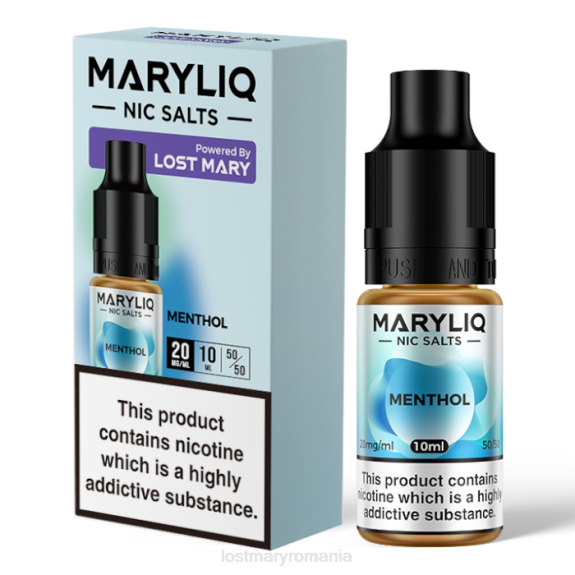 lost mary maryliq nic saruri - 10ml mentol - LOST MARY pret 4VBX223