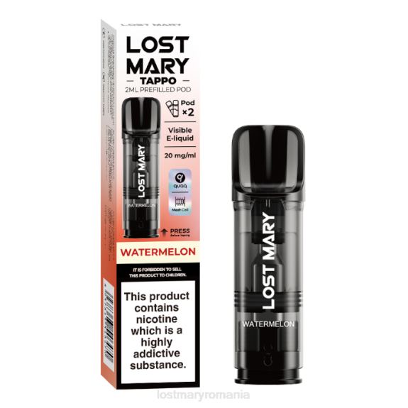 Lost Mary Tappo păstăi preumplute - 20 mg - 2 buc pepene - LOST MARY online store 4VBX177